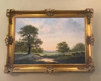 Three Large Oil Printings By C. Summery