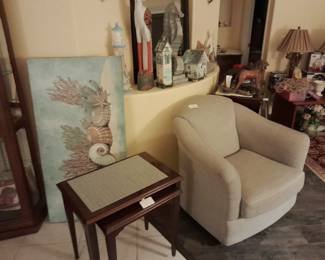 Cherrywood nesting tables $90