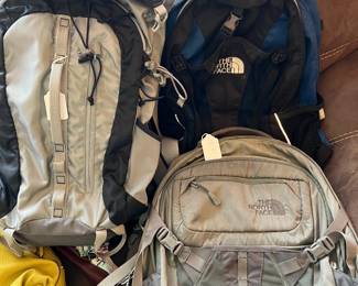 North Face and Kelty Backpacks