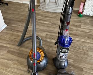Dyson Big Ball Multi Floor Canister Vacuum - Yellow / Iron - Used ($165)                                                                                            Dyson Ball Allergy Upright Vacuum ($130)