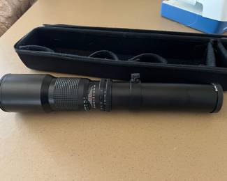 Opteka 500mm f/8 High Definition Preset Telephoto Lens for Canon EOS 80D, 77D, 70D, 60D, 60Da, 50D, 7D, 6D, 5D, 5DS, 1DS, T7i, T7s, T7, T6s, T6i, T6, T5i, T5, T4i, T3i, SL2 and SL1 Digital SLR Cameras 