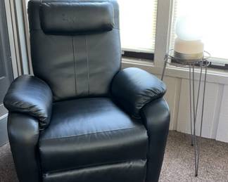 Black Leather Recliner