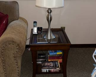 Side table & Lamps