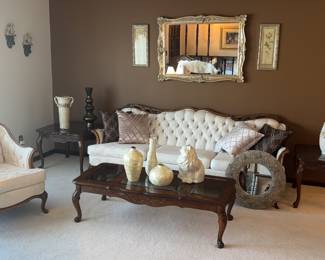 French Provincial Sofa & Chair