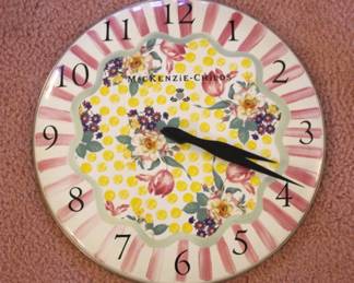 MacKenzie Childs clock