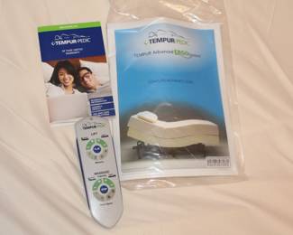 BUY IT NOW! $500.00. Queen Tempur-Pedic massage & lift mattress w/remote. (Priced separately from wooden queen bed).