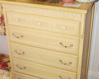 BUY IT NOW! $65.00.  Thayer painted chest of drawers. 30" W x 17" D x 43" H. 