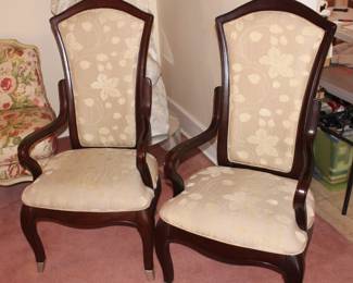 BUY IT NOW! $725.00.  Six Aico Arm Chairs.