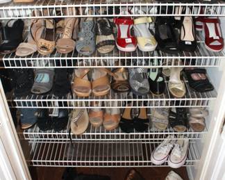Lots of size 6.5 & 7 shoes.  Many never worn.