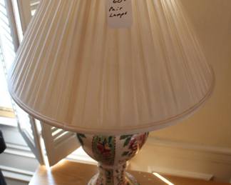 One of two lamps.