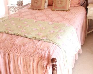 BUY IT NOW! $175.00. Iron & Metal Queen Bed with Stearns & Foster mattress & box spring.