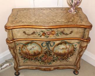 Painted chest.