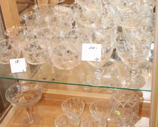 Beautiful glassware.