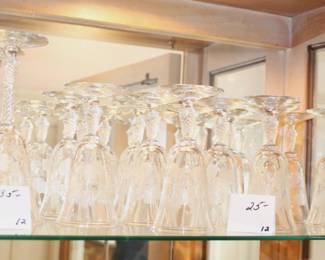 Beautiful stemware.