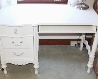 BUY IT NOW! $145.00. Lexington white desk.                  48" W x 23" D x 30" H.