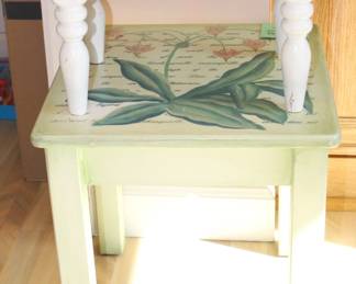 Small tables.
