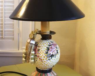 MacKenzie Childs lamp.