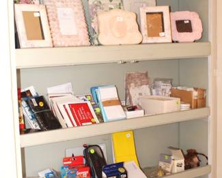 This closet is packed with lots of practical useful items!