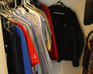 Medium size mens' clothing.