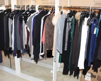 Many NEW WITH TAGS ladies' clothing items.  Size small.