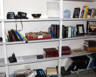 Office supplies, binoculars, books and misc.