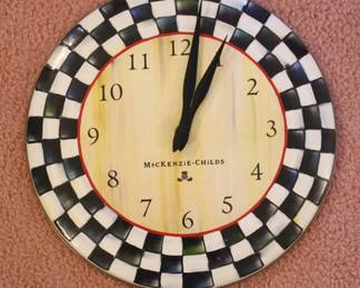 McKenzie-Childs clock.