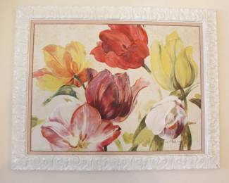 Tulip wall art.