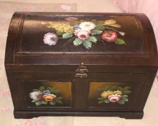 Painted trunk.