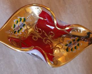Beautiful venetian glass bowl.