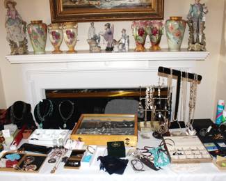 The goodie area has lots of higher end costume, gold and sterling jewelry.