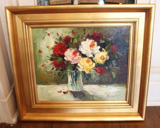 Oil painting.