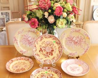 Beautiful china plates.