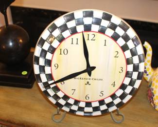 MacKenzie Childs clock.