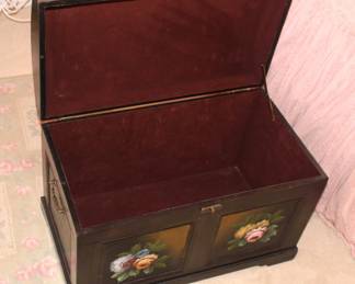 Painted trunk.