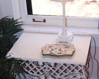We have two of these white tables.