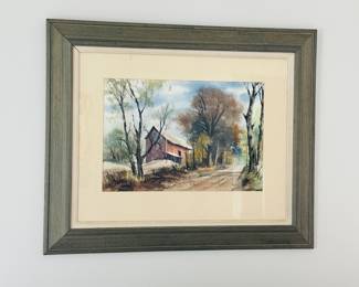 Signed original painting by Edward Basker 36” x 29.5”