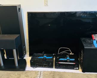 75” tv and full Paradigm surround sound speaker system