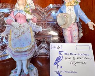 Lot 6: Meissen Figurines