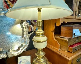 Lot 15: Vintage Brass Lamp 