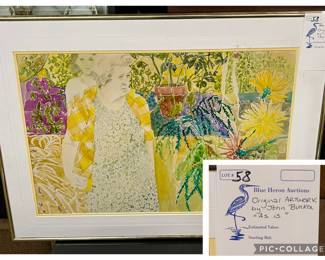 Lot 58: AS-IS Original Artwork by John Bunker 