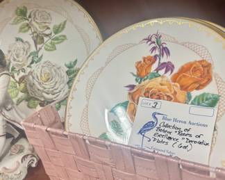 Lot 3: Collection of Six “Roses of Excellence” Decorative Plates by Bohem
