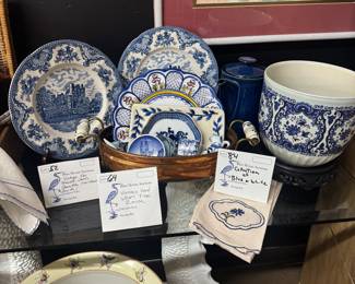 Lot 84: Collection of Blue & White
