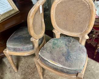 Lot 112: Faux Bois Chairs
