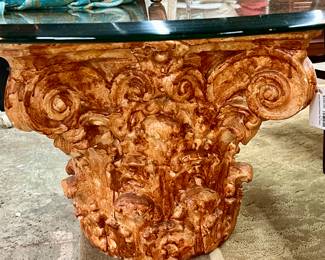 Lot 70: Glass Top Coffee Table 