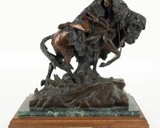Lot 73 - Art Ken Payne “Judas Bull” Bronze Statue