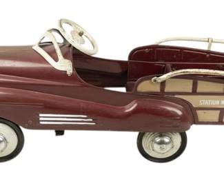 Lot 29 - Vintage 1948 Murray Pontiac Woody Pedal Car