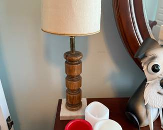 MCM Walnut Table Lamp