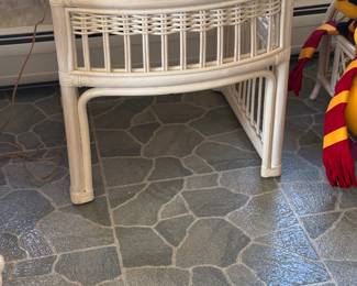 Wicker Side Tables (2) (Part of 9 Piece Set)