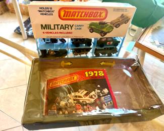 Sealed  New In Box 1976  Matchbox Military Carry Case with Vehicles