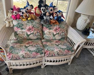 Wicker Loveseat (Part of 9 Piece Set)